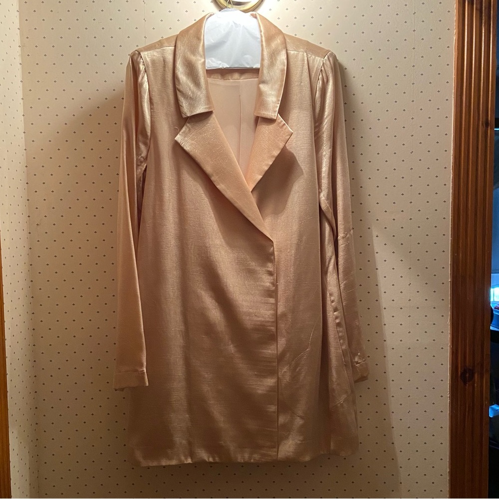 Revolve x House of Harlow Satin Blazer Dress